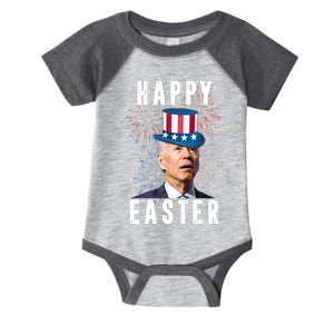 Happy Easter Joe Biden Funny 4th Of July Infant Baby Jersey Bodysuit