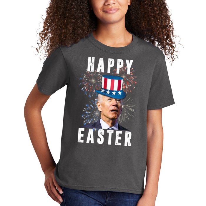 Happy Easter Joe Biden Funny 4th Of July Kids T-Shirt