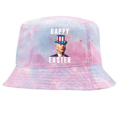 Happy Easter Joe Biden Funny 4th Of July Tie-Dyed Bucket Hat