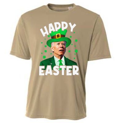 Happy Easter Joe Biden Leprechaun Shamrock St Patrick's Day Cooling Performance Crew T-Shirt