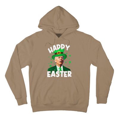 Happy Easter Joe Biden Leprechaun Shamrock St Patrick's Day Hoodie