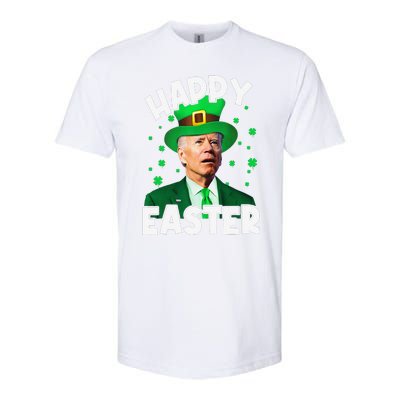 Happy Easter Joe Biden Leprechaun Shamrock St Patrick's Day Softstyle® CVC T-Shirt