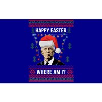 Happy Easter Joe Biden Xmas Lights Ugly Christmas Sweater Gift Bumper Sticker