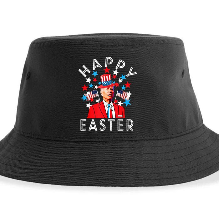 Happy Easter Joe Biden 4th of July Memorial Independence Day Sustainable Bucket Hat