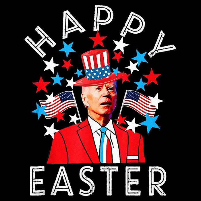 Happy Easter Joe Biden 4th of July Memorial Independence Day Drawstring Bag