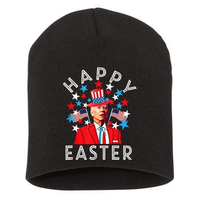 Happy Easter Joe Biden 4th of July Memorial Independence Day Short Acrylic Beanie