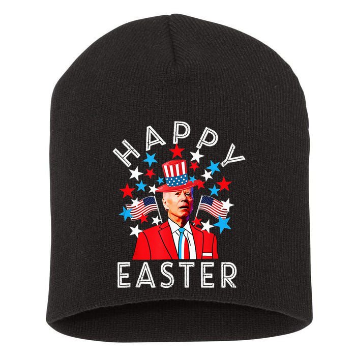 Happy Easter Joe Biden 4th of July Memorial Independence Day Short Acrylic Beanie