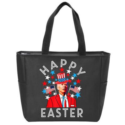 Happy Easter Joe Biden 4th of July Memorial Independence Day Zip Tote Bag