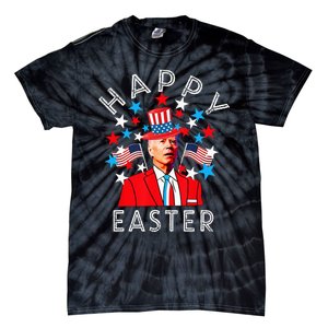 Happy Easter Joe Biden 4th of July Memorial Independence Tie-Dye T-Shirt