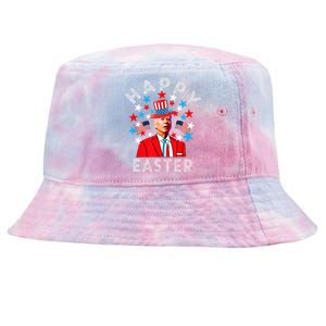 Happy Easter Joe Biden 4th of July Memorial Independence Tie-Dyed Bucket Hat