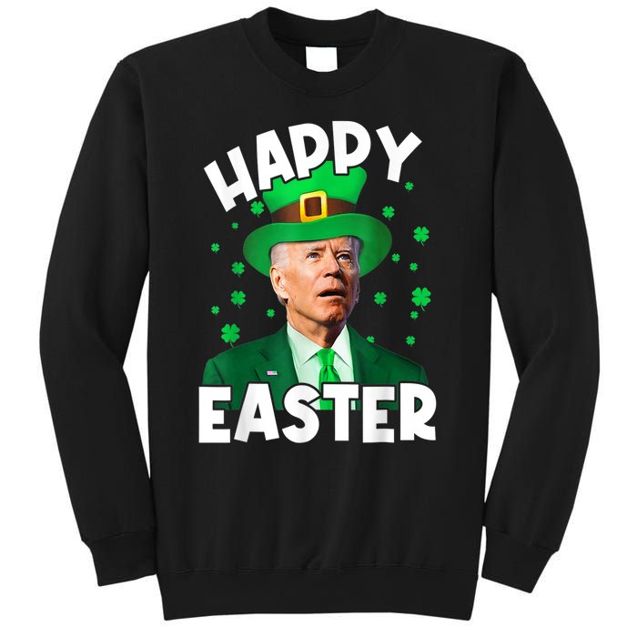 Happy Easter Joe Biden Leprechaun Shamrock St Patrick's Day Sweatshirt