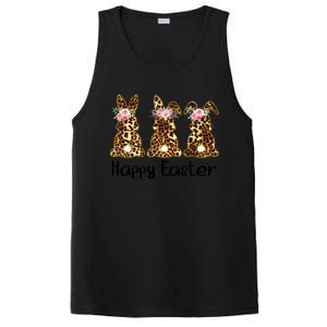 Happy Easter Leopard Bunny Rabbit Palm Sunday Meaningful Gift PosiCharge Competitor Tank