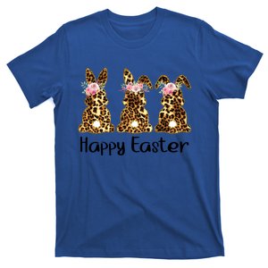 Happy Easter Leopard Bunny Rabbit Palm Sunday Meaningful Gift T-Shirt