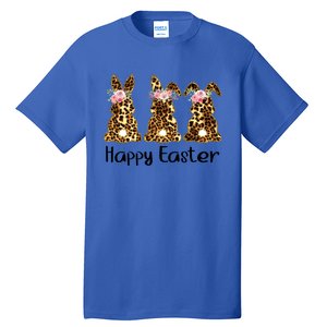 Happy Easter Leopard Bunny Rabbit Palm Sunday Meaningful Gift Tall T-Shirt