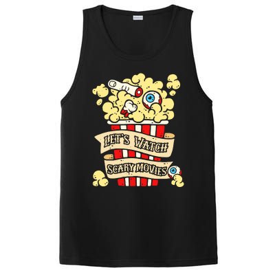 Horror Enthusiast Lets Watch Scary Movies Scary Horror PosiCharge Competitor Tank