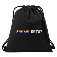 Homo Esta LGBT Drawstring Bag
