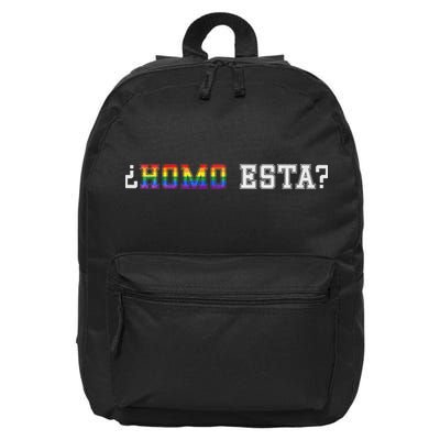 Homo Esta LGBT 16 in Basic Backpack