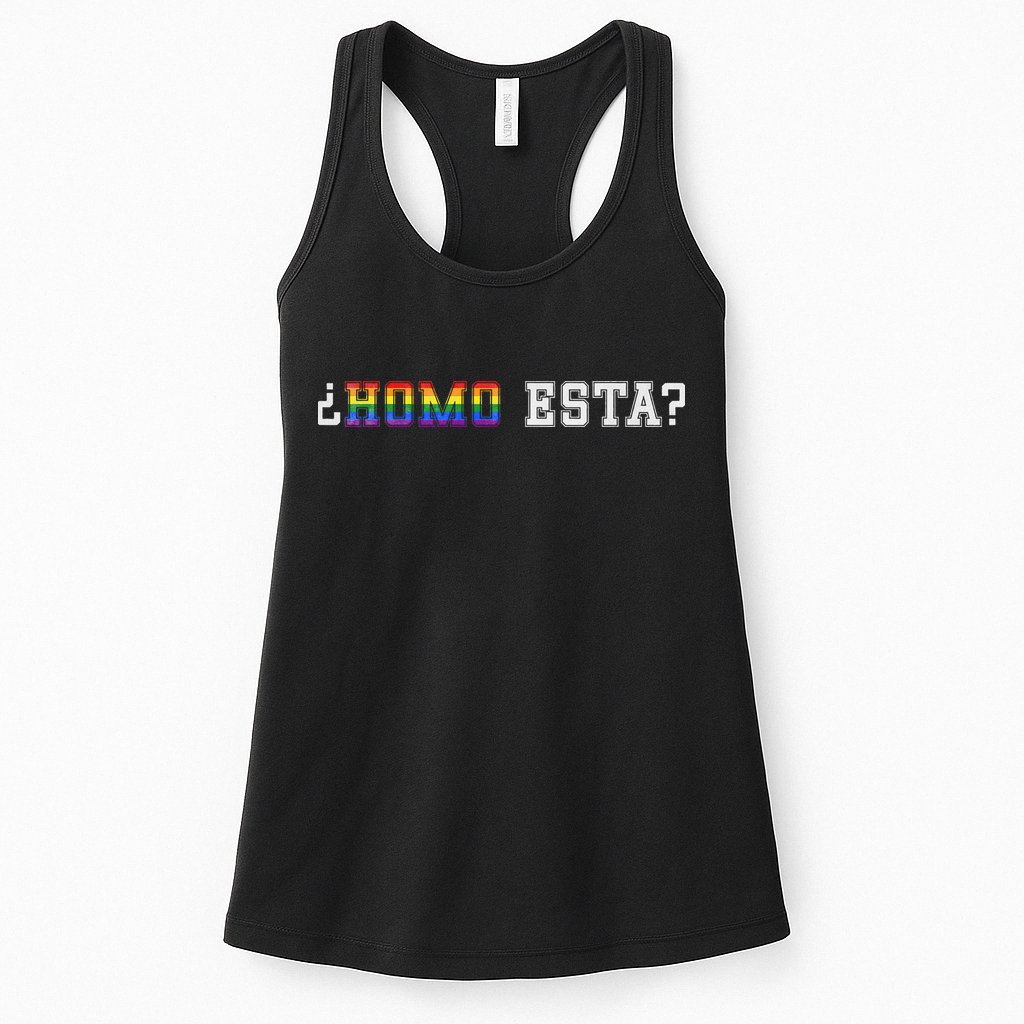 Homo Esta LGBT Womens Tank Top