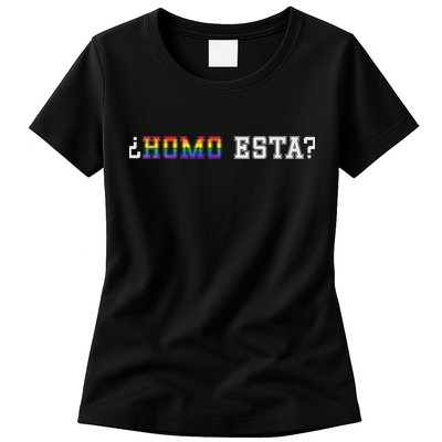 Homo Esta LGBT Womens T-Shirt