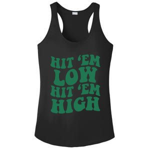 Hit 'Em Low Hit 'Em High Ladies PosiCharge Competitor Racerback Tank