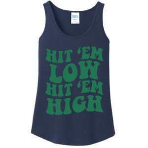 Hit 'Em Low Hit 'Em High Ladies Essential Tank