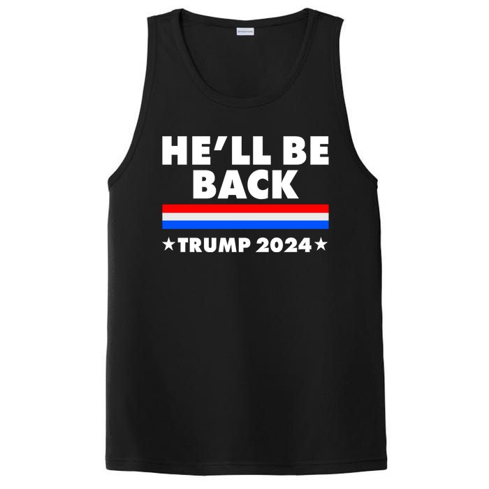 He'll Be Back Trump 2024 PosiCharge Competitor Tank