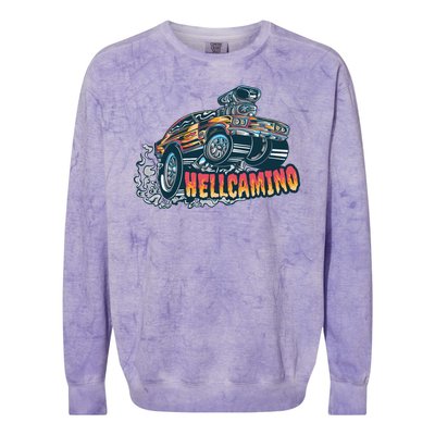 Hellcamino Car Colorblast Crewneck Sweatshirt