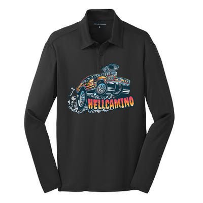 Hellcamino Car Silk Touch Performance Long Sleeve Polo