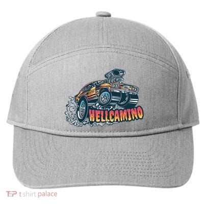 Hellcamino Car 7-Panel Snapback Hat