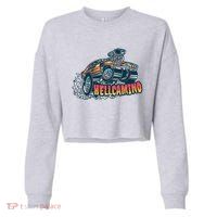 Hellcamino Car Cropped Pullover Crew