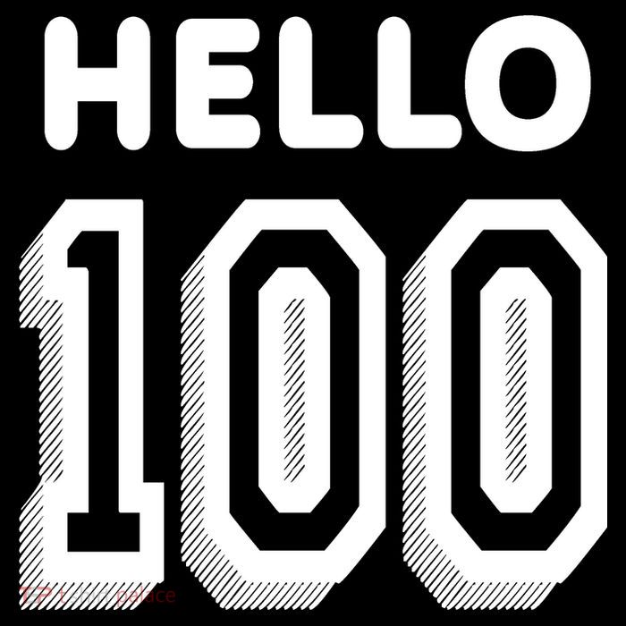 Hello 100 Funny 100th Birthday High Crown Mesh Back Trucker Hat