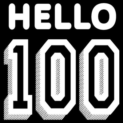 Hello 100 Funny 100th Birthday T-Shirt