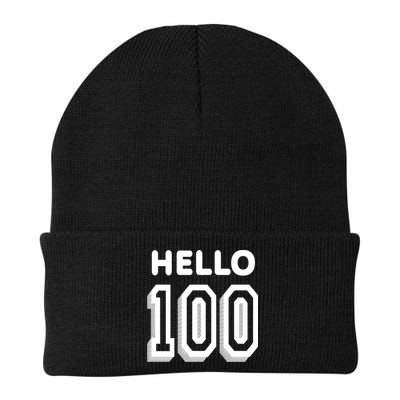 Hello 100 Funny 100th Birthday Beanie