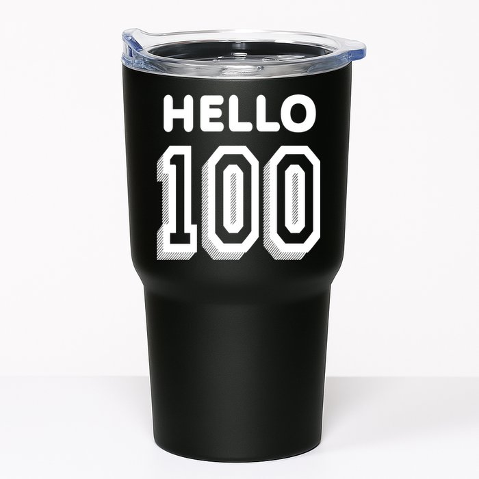 Hello 100 Funny 100th Birthday Tumbler