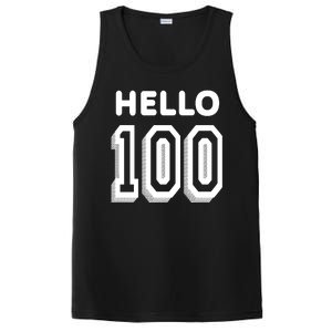 Hello 100 Funny 100th Birthday PosiCharge Competitor Tank