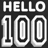 Hello 100 Funny 100th Birthday Golf Towel