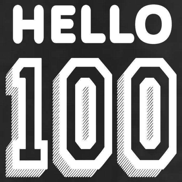 Hello 100 Funny 100th Birthday Golf Towel