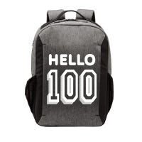 Hello 100 Funny 100th Birthday Vector Backpack