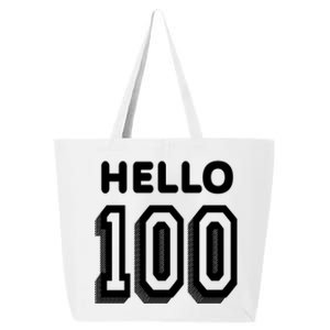 Hello 100 Funny 100th Birthday 25L Jumbo Tote