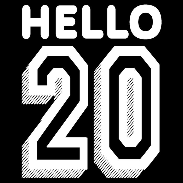 Hello 20 Funny 20th Birthday Flatbill Hat