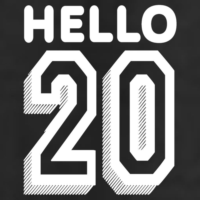 Hello 20 Funny 20th Birthday Golf Towel