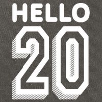 Hello 20 Funny 20th Birthday Cotton Canvas Backpack