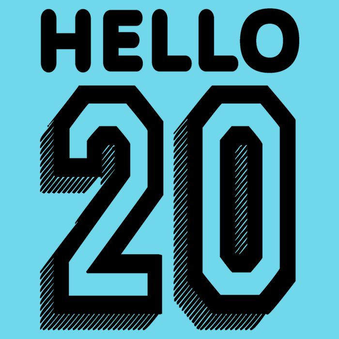 Hello 20 Funny 20th Birthday Premium T-Shirt