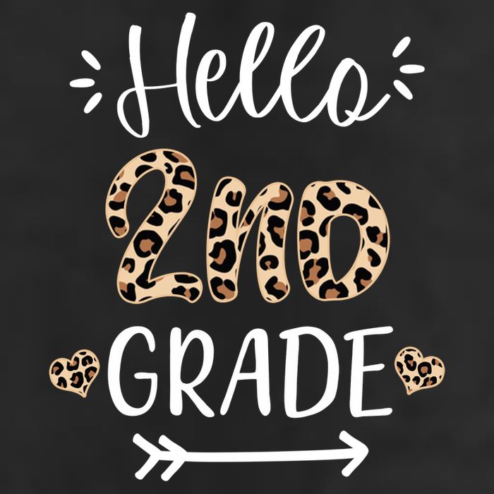 Hello 2nd Grade Cute Leopard Heart Cool Comfort Performance Bucket Hat