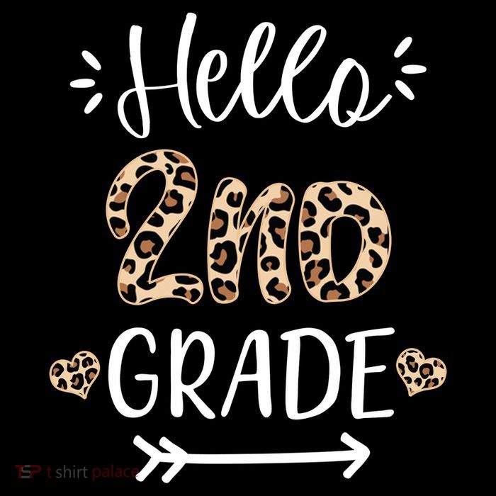 Hello 2nd Grade Cute Leopard Heart Flatbill Hat