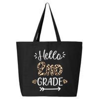 Hello 2nd Grade Cute Leopard Heart 25L Jumbo Tote