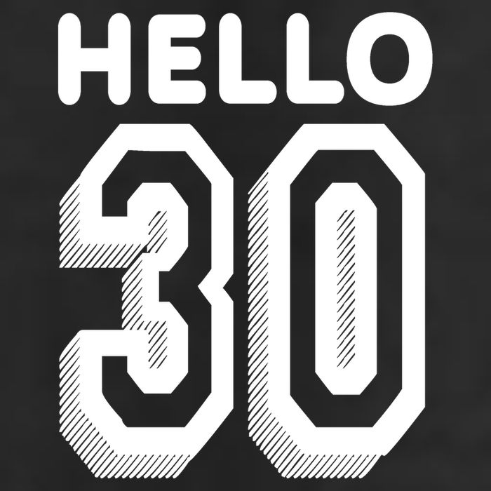 Hello 30 Funny 30th Birthday Cool Comfort Performance Bucket Hat