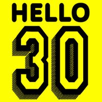 Hello 30 Funny 30th Birthday Polo