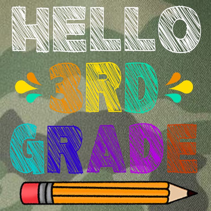 Hello 3rd Grade Legacy Tie Dye Trucker Hat