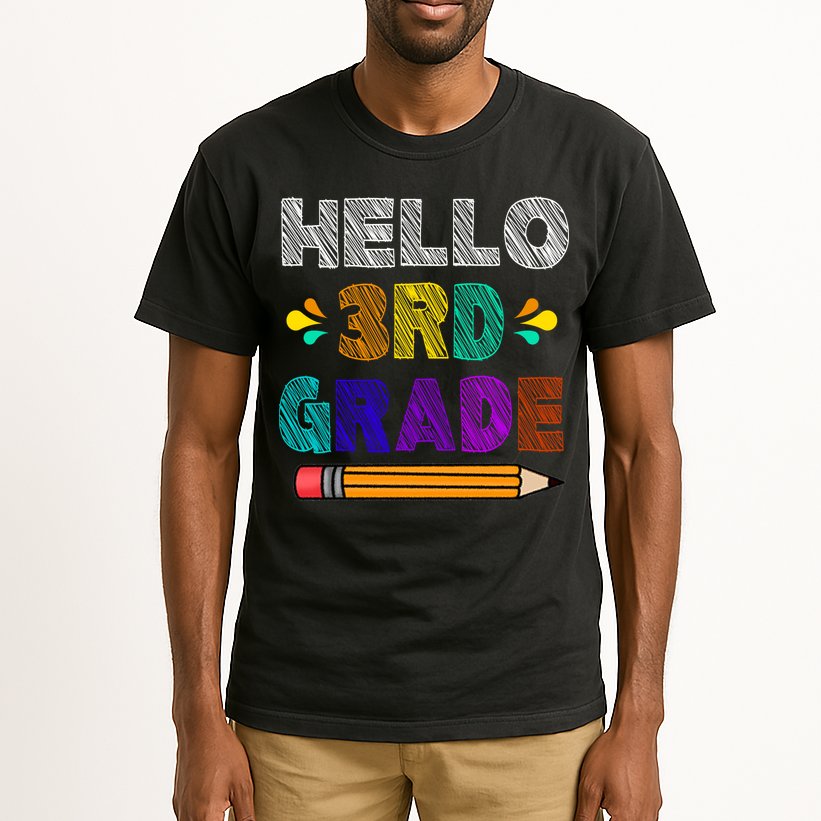 Hello 3rd Grade Tall T-Shirt